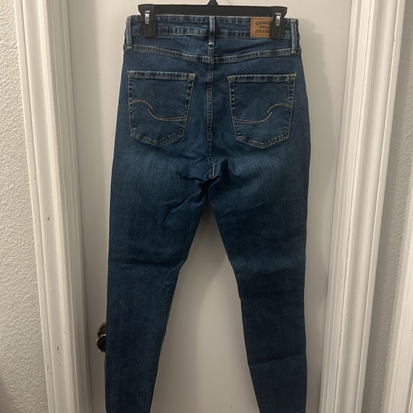 Signature by Levi Strauss & Co. Gold Label Women's high Skinny Jeans size 6/28 - Picture 5 of 11